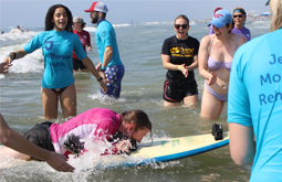 Adaptive surfing with Life Rolls On in Wildwood NJ